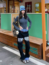 NICHE DOUBLE WAIST MACHETE JEANS