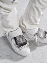 CASUAL HIGH-TOP SNEAKERS WITH INSOLES