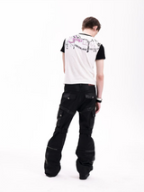 COLOR BLOCK PATCHWORK T-SHIRT
