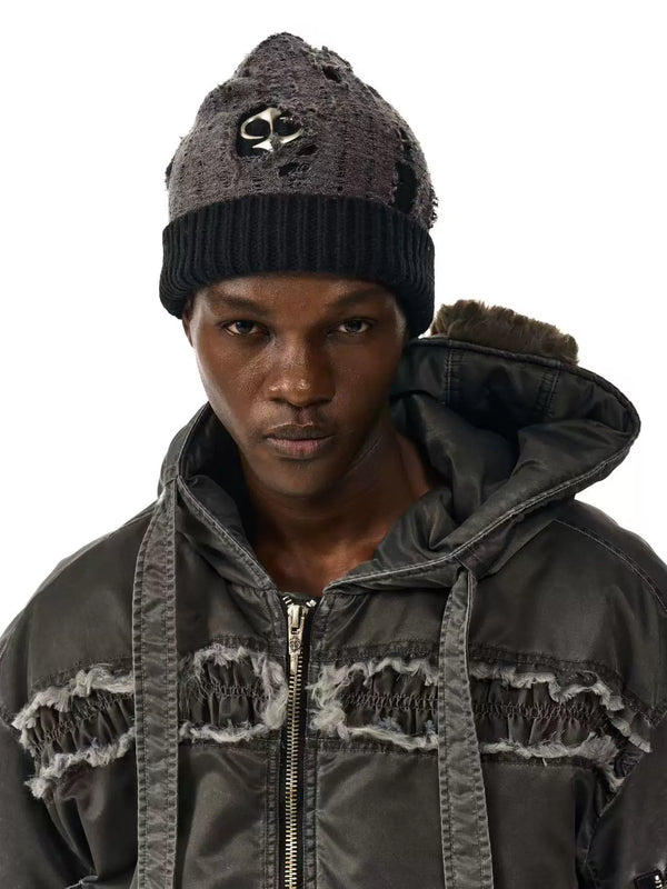 DESTRUCTION MESH KNIT HAT