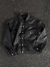 VINYL COATED DENIM JACKET