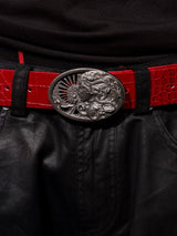 EMBOSSED LEATHER BELT