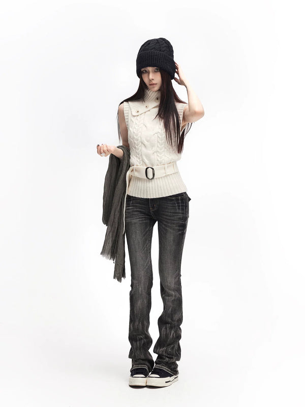 VINTAGE GRADIENT CAT CLAW PANTS