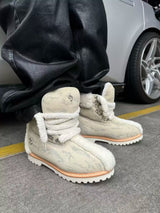 VERSATILE RHUBARB LEATHER BOOTS