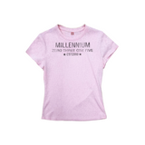 SNOWFLAKE PATTERN ROUND NECK T-SHIRT