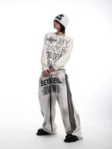 CASUAL STRIPE SWEATPANTS