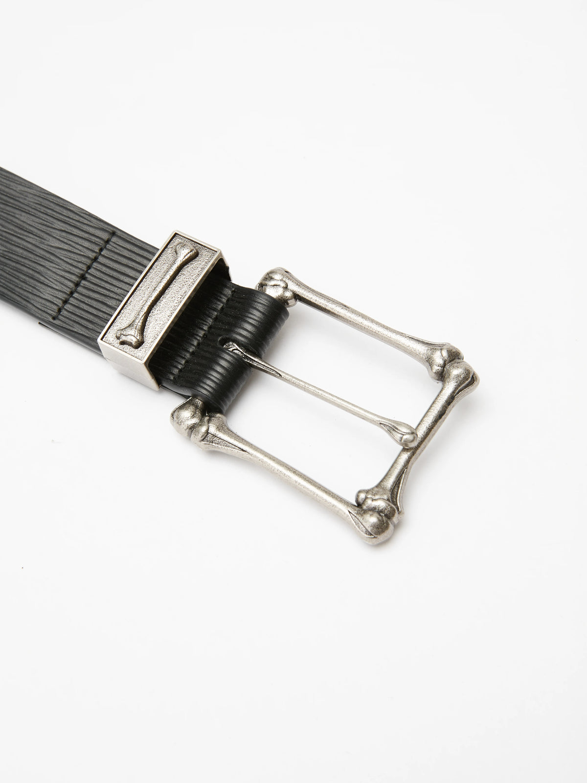 TEXTURED LEATHER NICHE BELT