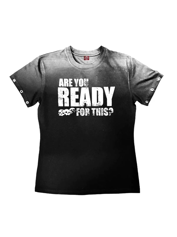 SKULL PRINT SLIM FIT T-SHIRT