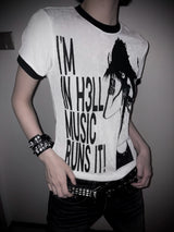 BORN IN HELL SWING T-SHIRT