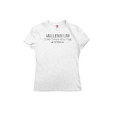 SNOWFLAKE PATTERN ROUND NECK T-SHIRT