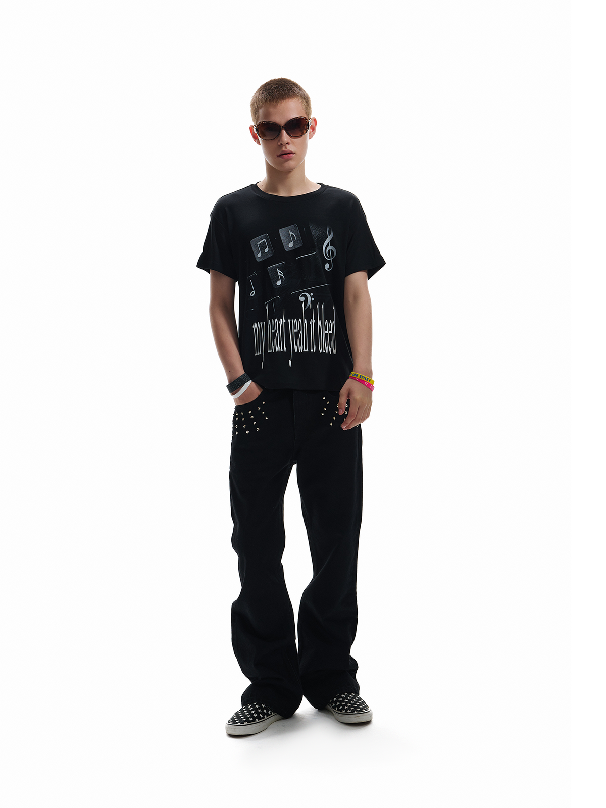 EMOTION LOGO PRINT STREETWEAR T-SHIRT