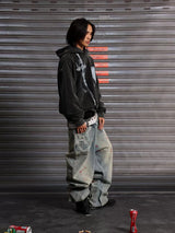CASUAL WIDE-LEG STREETWEAR JEANS