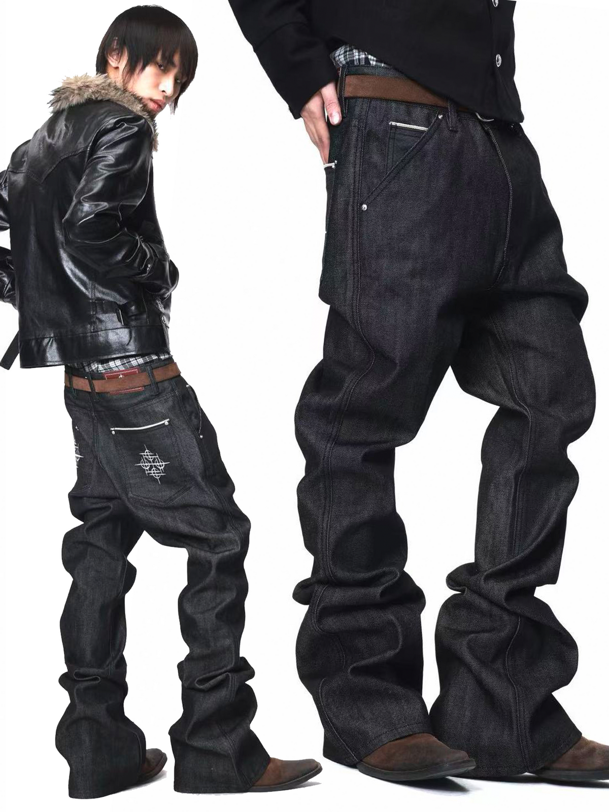 URBAN RED EAR DENIM PANTS