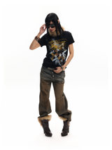 LEOPARD PRINT IRON-ON T-SHIRT