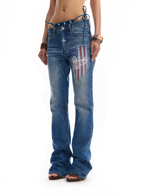 STAR-SPANGLED EAGLE JEANS
