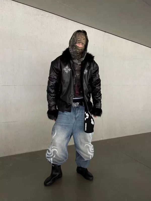 HEAVY BOMBER FUR JACKET