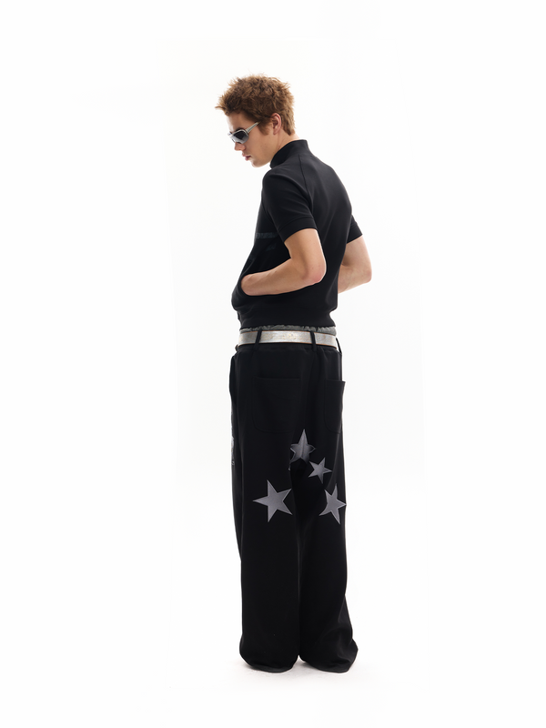 BEIGE FLAG REAPER SWEATPANTS