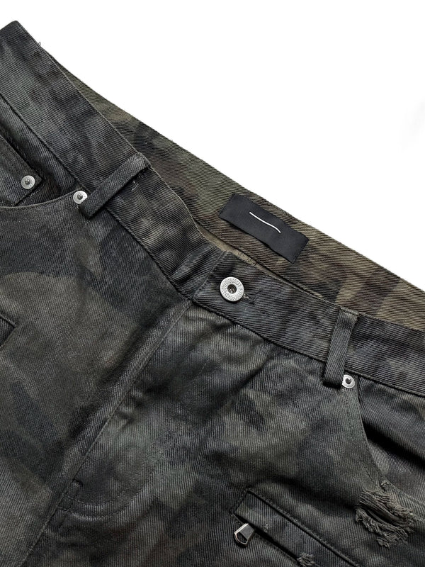 CAMO WASH CASUAL PANTS