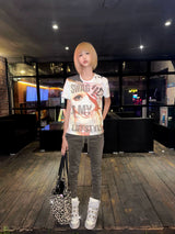 RHINESTONE RETRO T-SHIRT