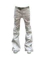 WASHED MICRO JEANS PANTS