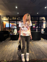 RETRO RHINESTONE TEE