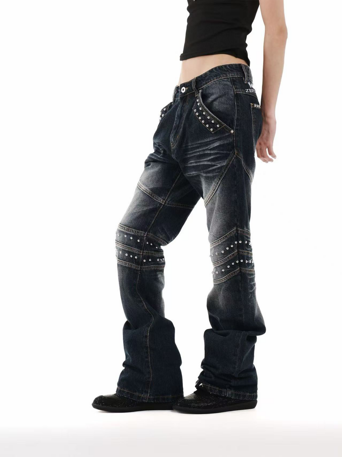 DECONSTRUCTED SKINNY JEANS