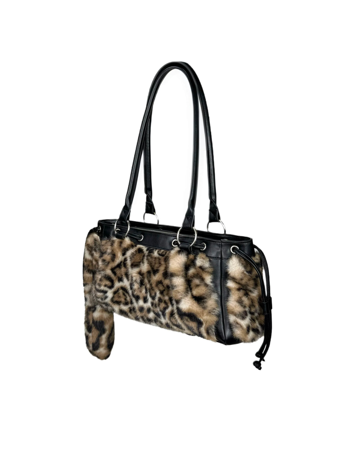LEOPARD PRINT NICHE HANDBAG