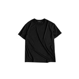 EMBROIDERED BLACK BASIC T-SHIRT