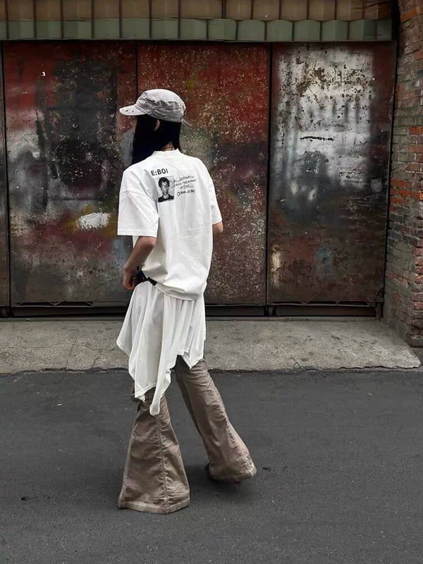 SLOGAN PRINT ICE T-SHIRT