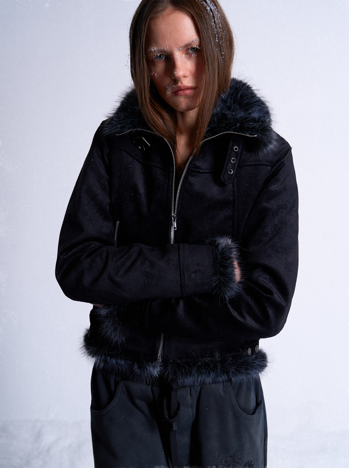 FLEECE COLLAR COTTON JACKET