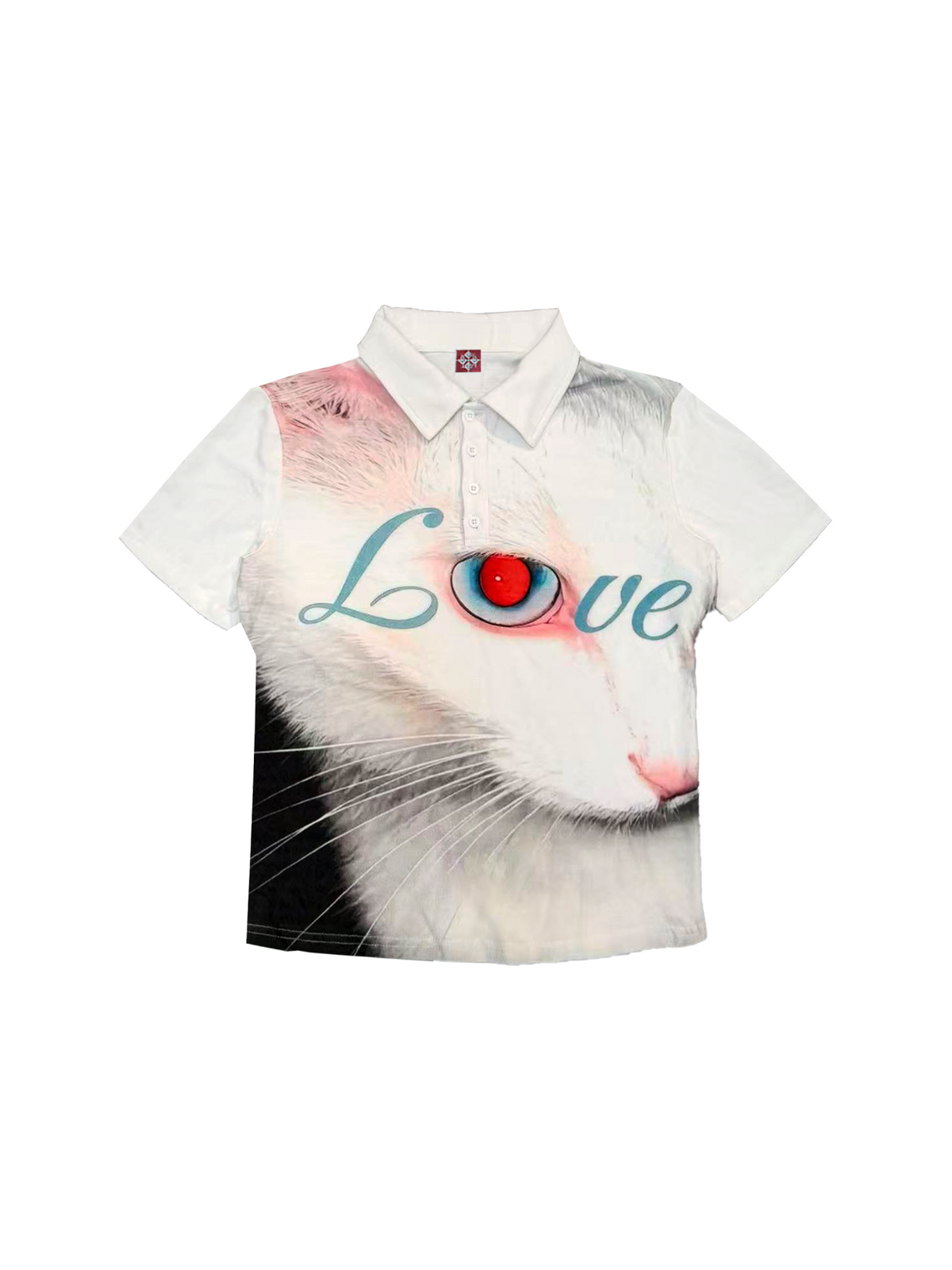 SPIRIT CAT ALL-OVER PRINT POLO