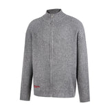 SIMPLE BUTTON-UP SWEATER