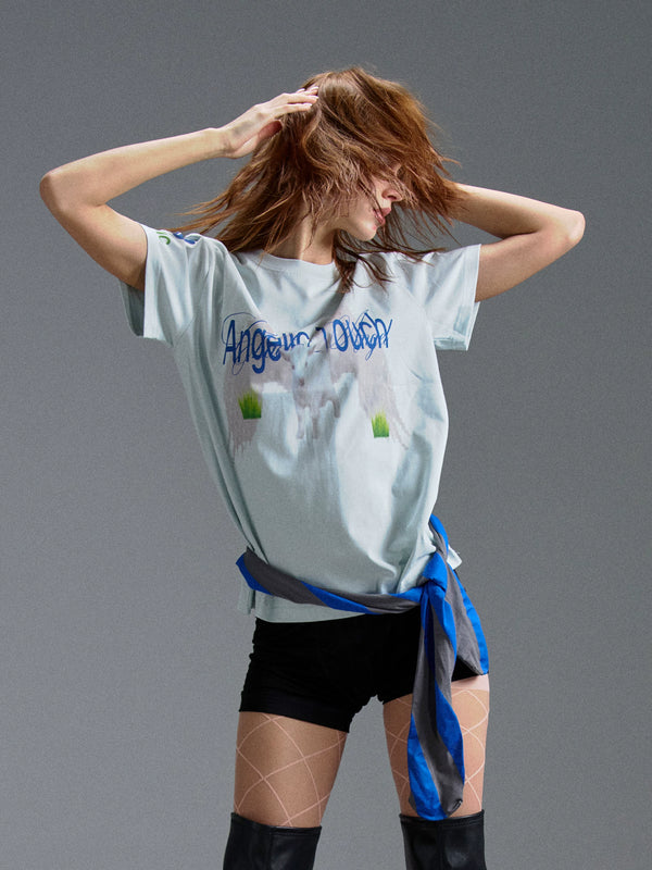 ANGEL LAMB ASIAN CASUAL T-SHIRT