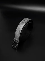 VINTAGE SCULPTED LEATHER BELT