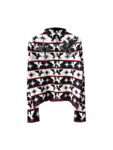 KNITTED CARDIGAN PONCHO TOP