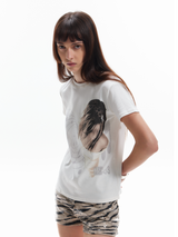 MUSIC NOTE PORTRAIT T-SHIRT
