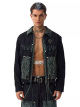 PATCHWORK LOGGING JACKET
