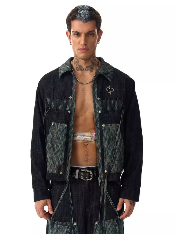 PATCHWORK LOGGING JACKET
