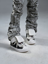 CASUAL HIGH-TOP SNEAKERS WITH INSOLES