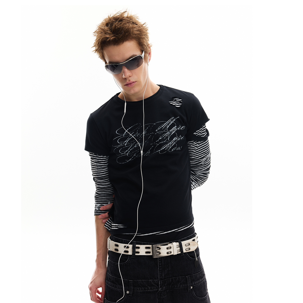 NO E MOSEN SLASHED TEE