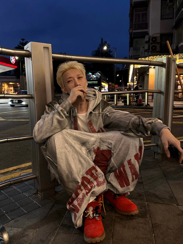 REVERSIBLE SLOGAN SWEATPANTS