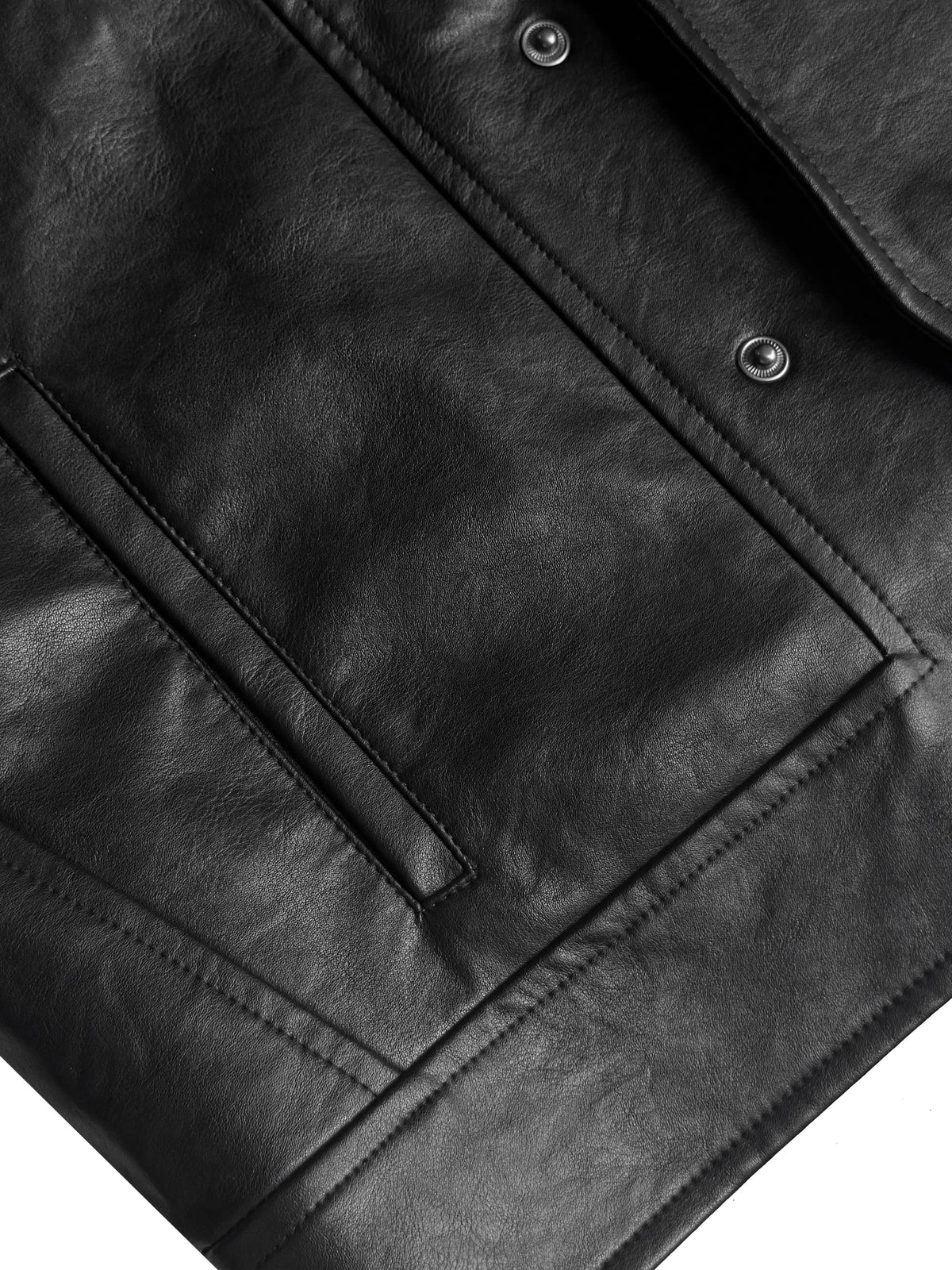 ASYMMETRIC LEATHER JACKET