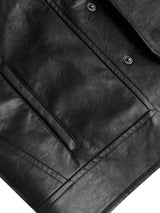 ASYMMETRIC LEATHER JACKET
