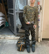 MULTI-ZIPPER SLIM FIT PANTS