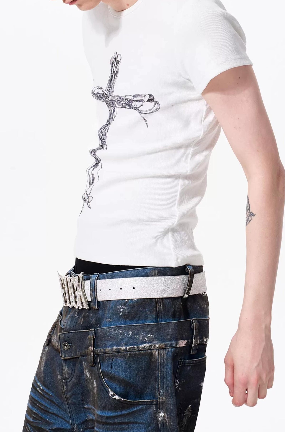 スリムフィットクロススプリントＴシャツ