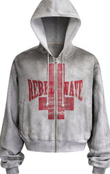 REBEL WAVE GRAPHIC HOODIE