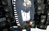 ANGEL PRINT HOODED SWEATSHIRT