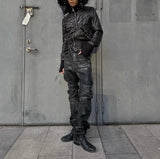 HOODED COTTON JACKET WITH DETACHABLE COLLAR