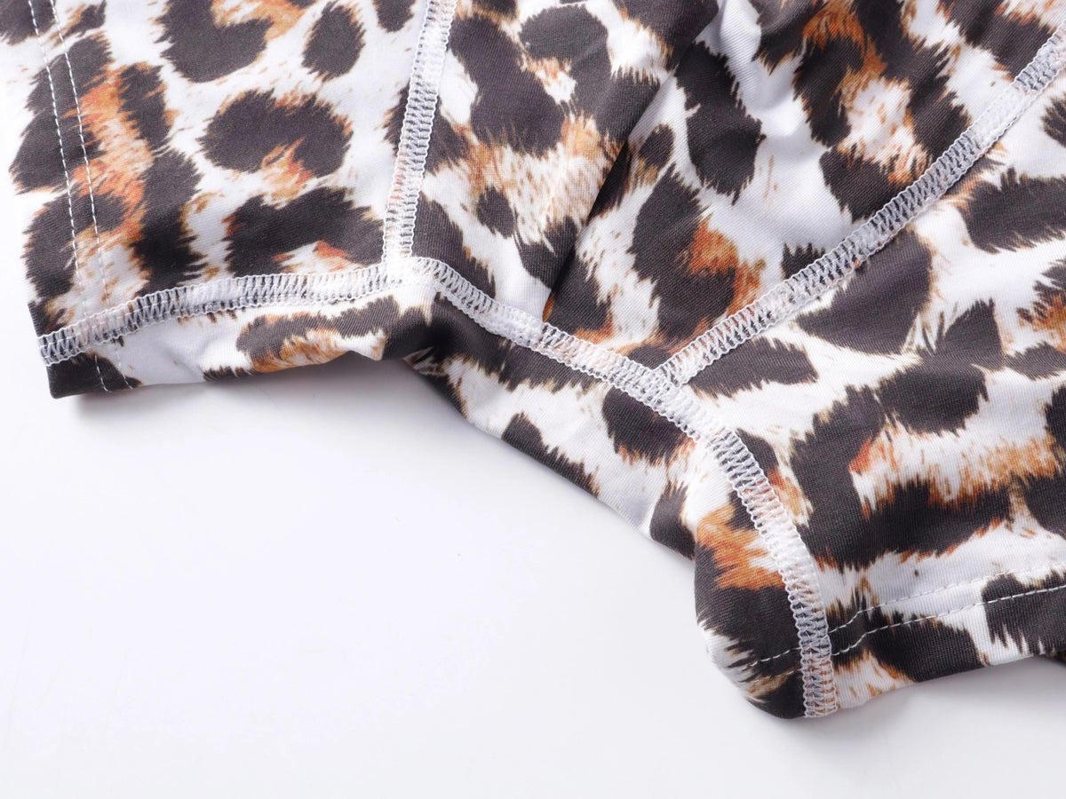LEOPARD PRINT QUICK-DRY ICE PANTS