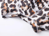 LEOPARD PRINT QUICK-DRY ICE PANTS